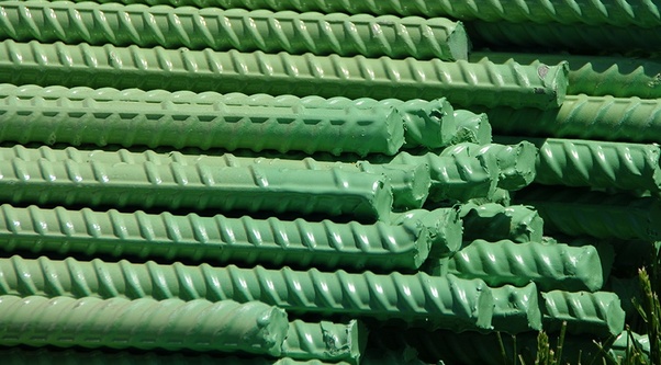 protect steel bars by epoxy coating